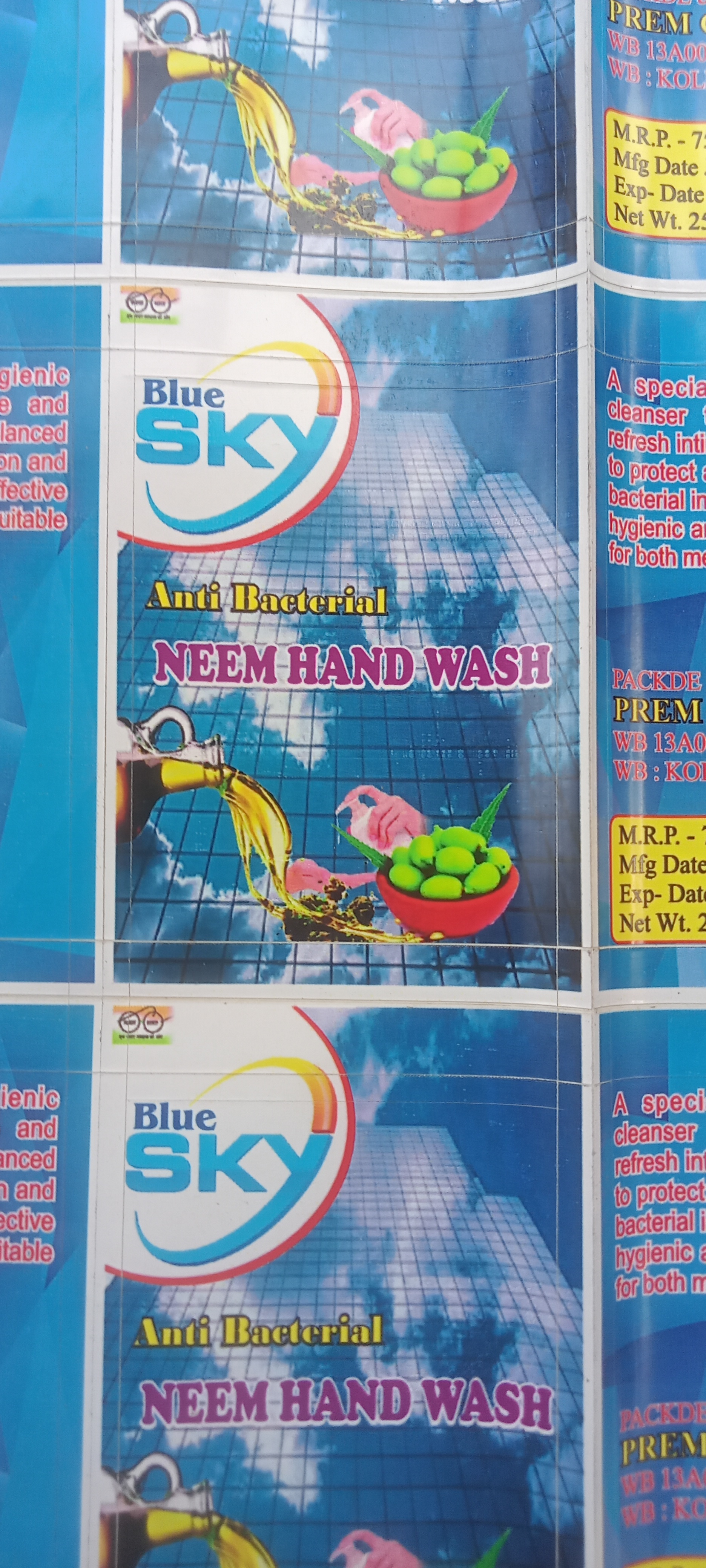 Blue Sky Neem Hand Wash Promotion